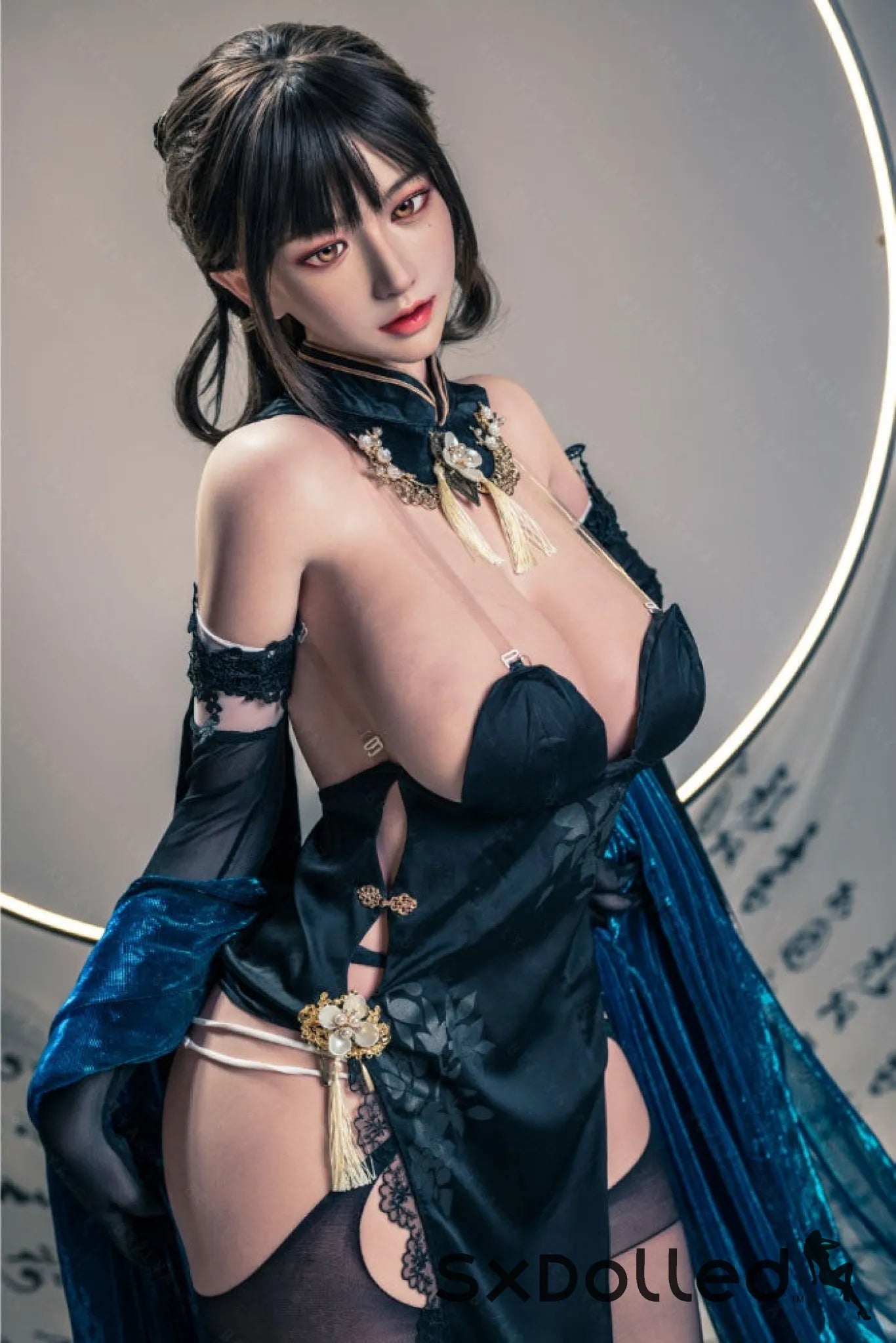 Shizuka (K-Cup) (155cm) | Sex Doll K-Cup / 155cm / Black Sex Doll