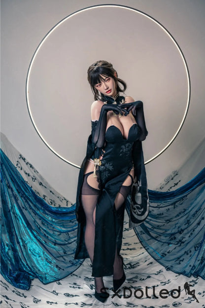 Shizuka (K-Cup) (155cm) | Sex Doll K-Cup / 155cm / Black Sex Doll