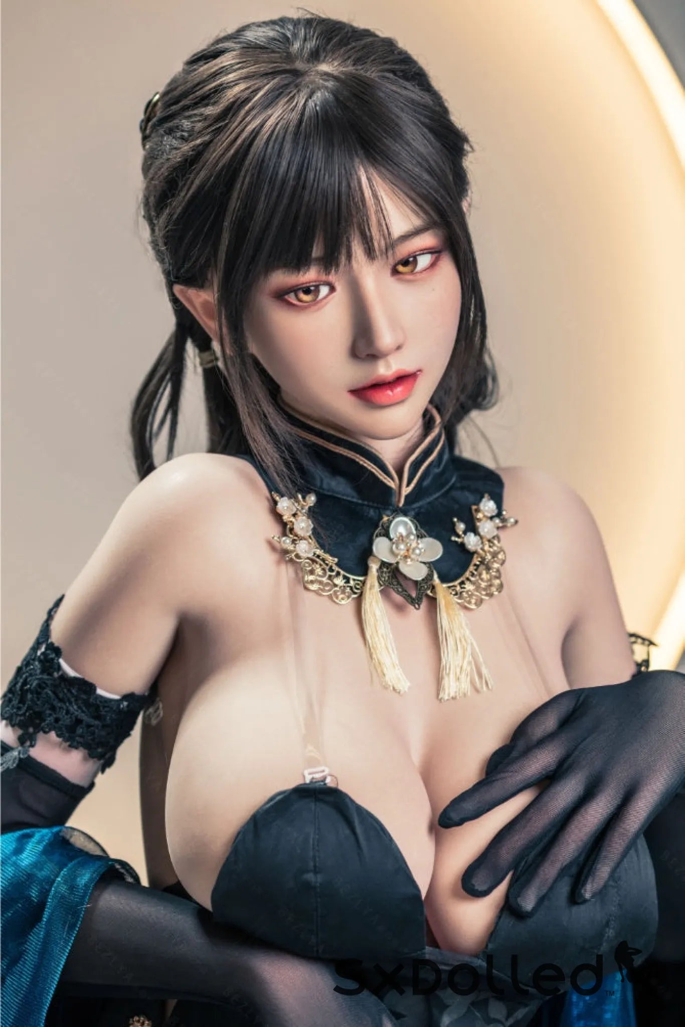 Shizuka (K-Cup) (155cm) | Sex Doll K-Cup / 155cm / Black Sex Doll