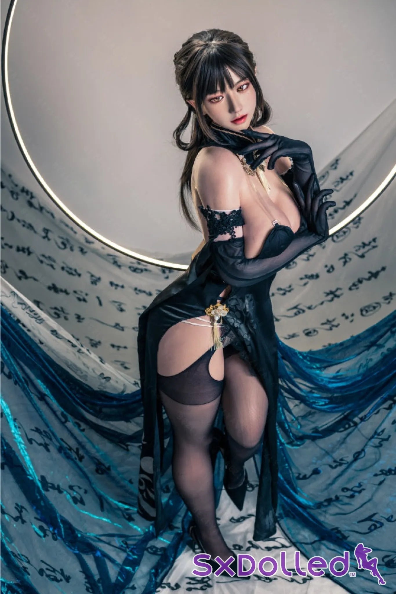 Shizuka (K-Cup) (155cm) | Sex Doll K-Cup / 155cm / Black Sex Doll