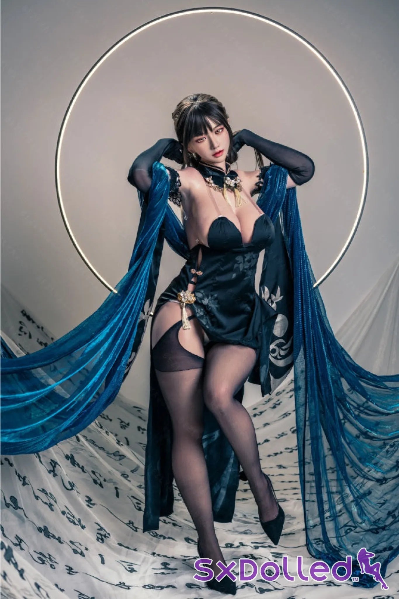Shizuka (K-Cup) (155cm) | Sex Doll K-Cup / 155cm / Black Sex Doll