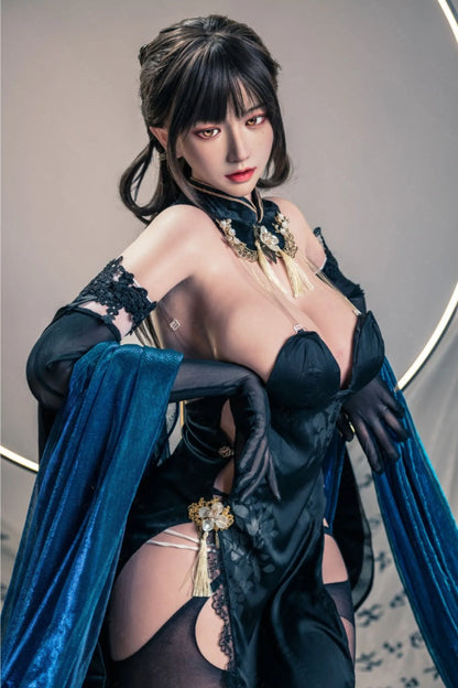 Shizuka (K-Cup) (155cm) | Sex Doll K-Cup / 155cm / Black Sex Doll