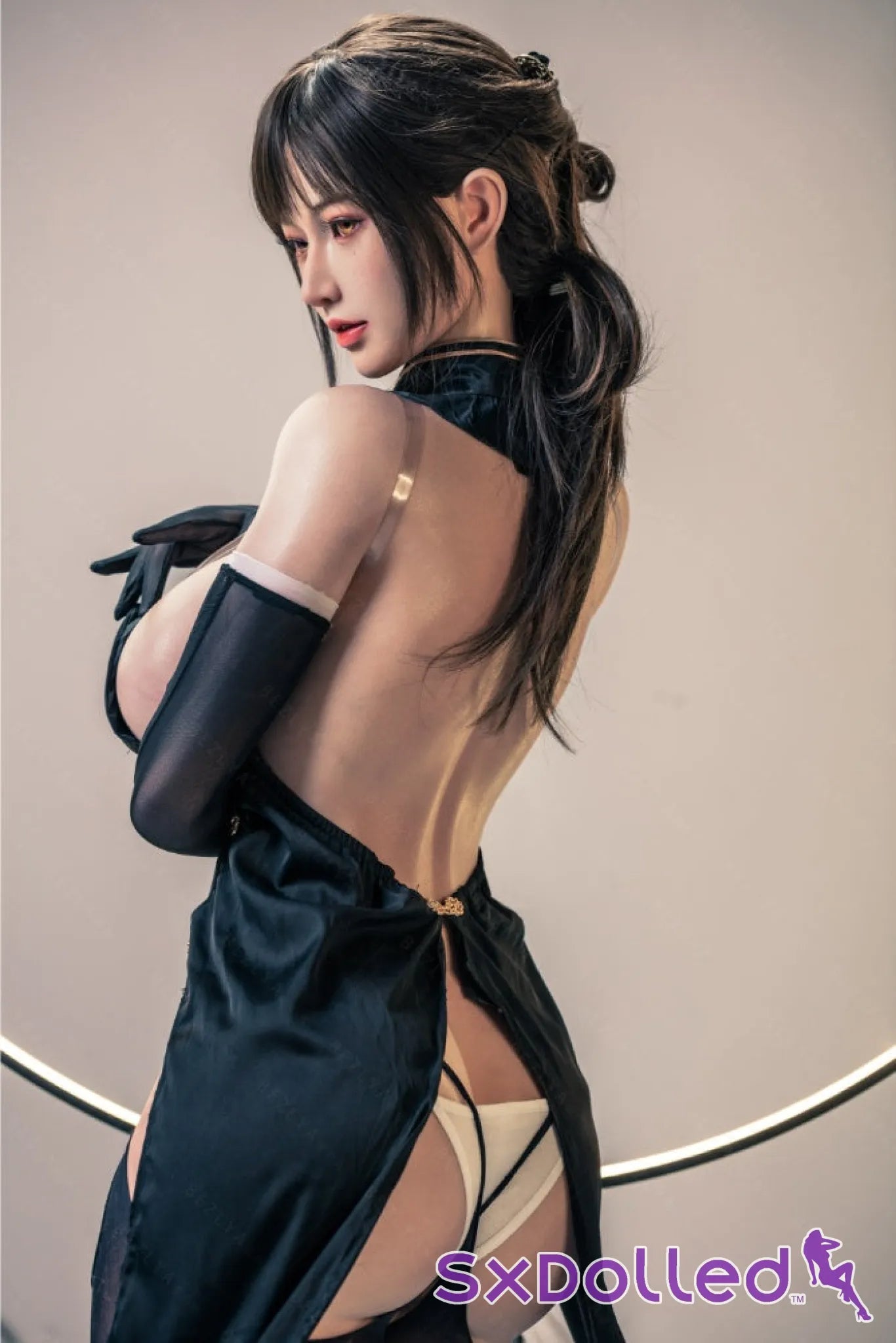 Shizuka (K-Cup) (155cm) | Sex Doll K-Cup / 155cm / Black Sex Doll