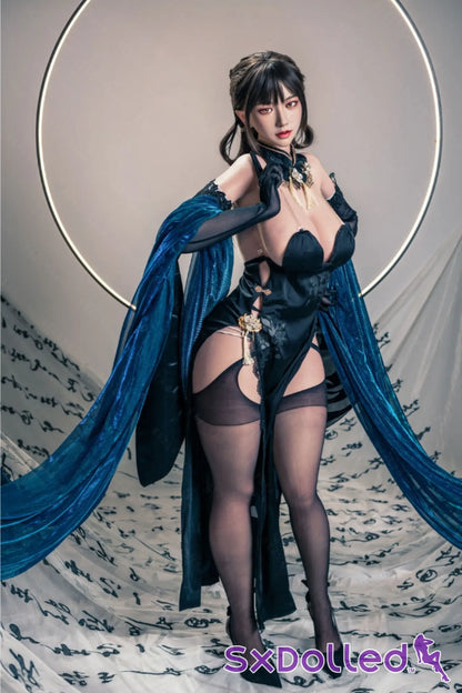 Shizuka (K-Cup) (155cm) | Sex Doll K-Cup / 155cm / Black Sex Doll