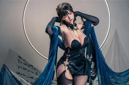 Shizuka (K-Cup) (155cm) | Sex Doll K-Cup / 155cm / Black Sex Doll