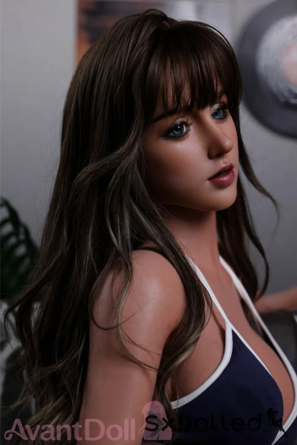 Sophia (F-Cup) (165cm) | Tanned American Sex Doll | Avant Doll F-Cup / 165cm / Brunette Sex Doll