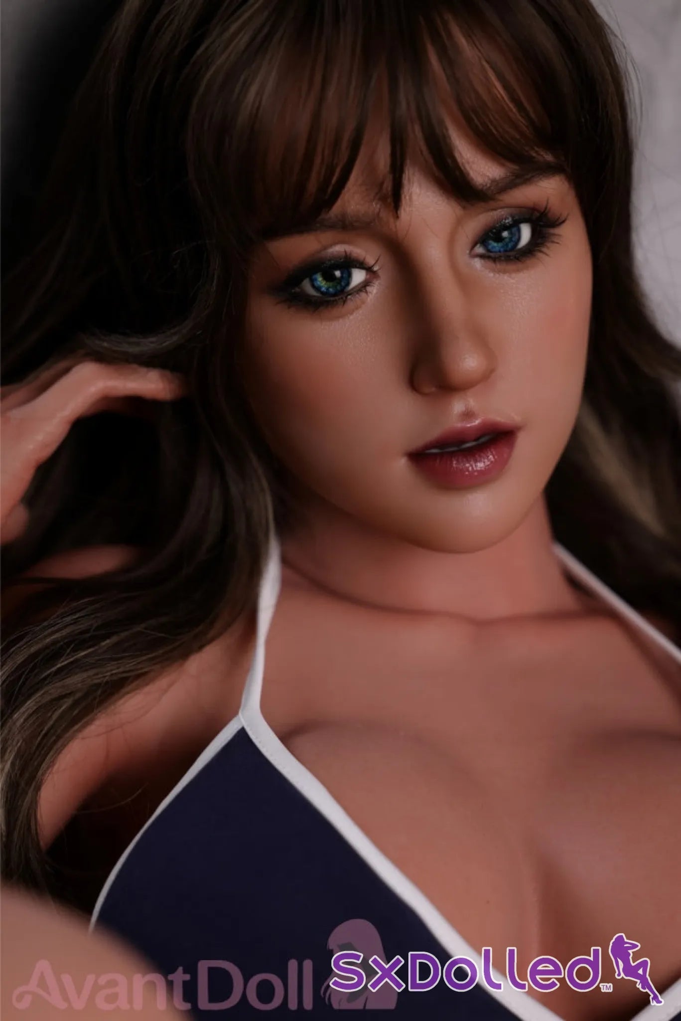 Sophia (F-Cup) (165cm) | Tanned American Sex Doll | Avant Doll F-Cup / 165cm / Brunette Sex Doll