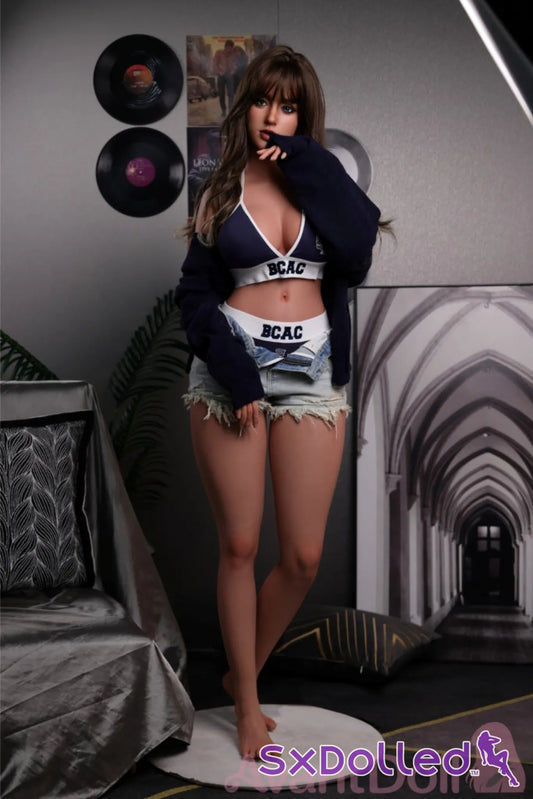 Sophia (F-Cup) (165cm) | Tanned American Sex Doll | Avant Doll F-Cup / 165cm / Brunette Sex Doll