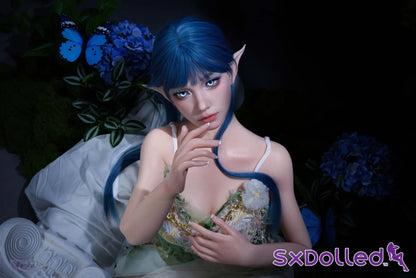 Sophiah A (G-Cup) (150cm) | Aqua Nature Elf Sex Doll | MD Doll G-Cup / 150cm / Blue Sex Doll