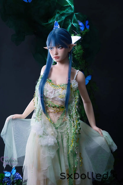 Sophiah A (G-Cup) (150cm) | Aqua Nature Elf Sex Doll | MD Doll G-Cup / 150cm / Blue Sex Doll