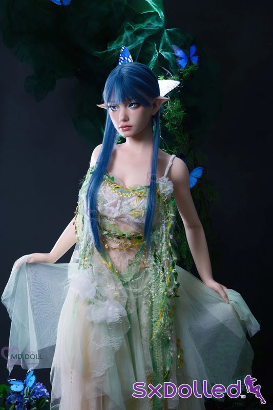 Sophiah A (G-Cup) (150cm) | Aqua Nature Elf Sex Doll | MD Doll G-Cup / 150cm / Blue Sex Doll