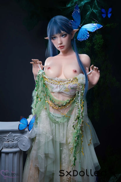 Sophiah A (G-Cup) (150cm) | Aqua Nature Elf Sex Doll | MD Doll G-Cup / 150cm / Blue Sex Doll