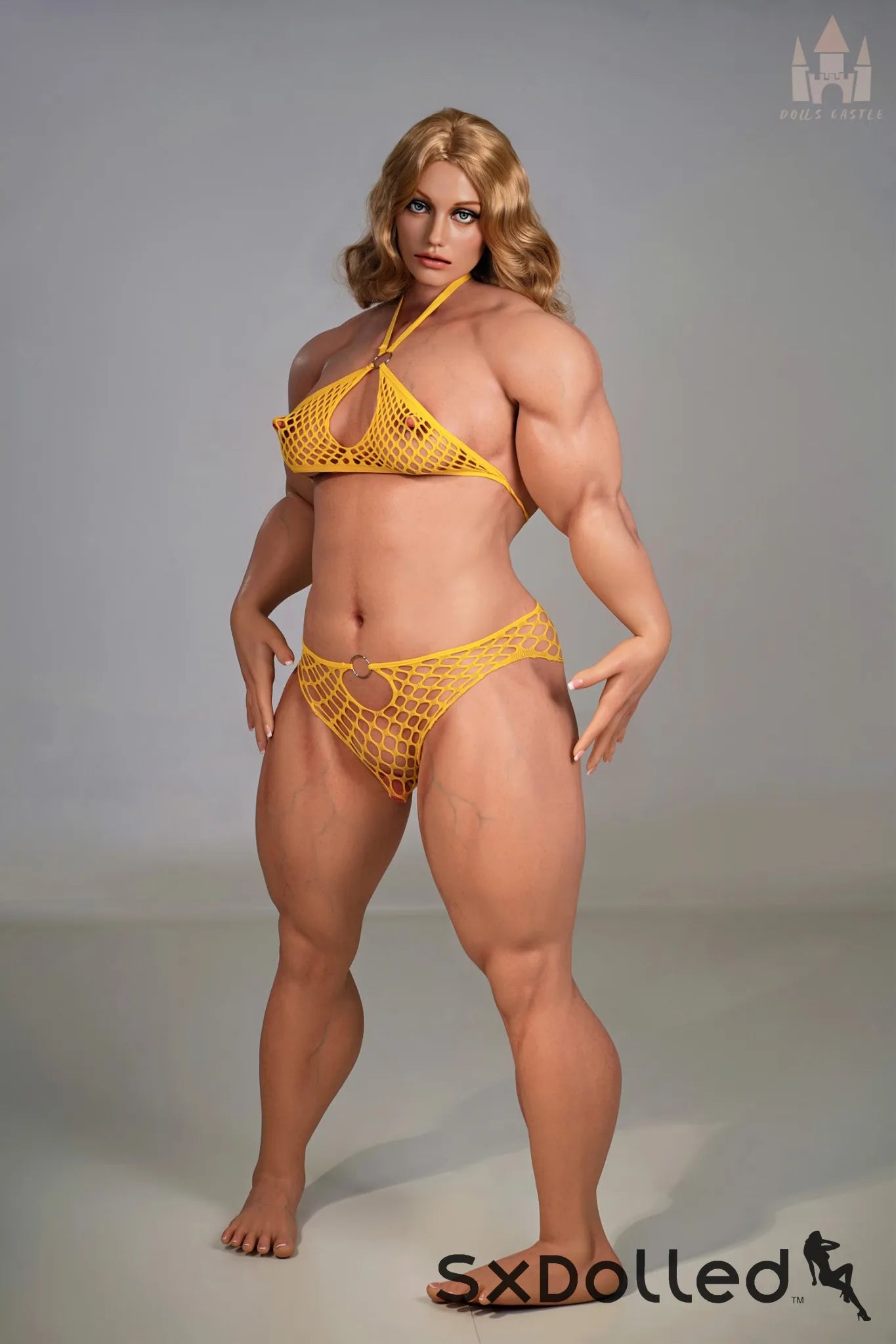 Stella A (B Cup) (160cm) | Muscle Mommy Sex Doll | Dolls Castle B Cup / 160cm / Blonde Sex Doll