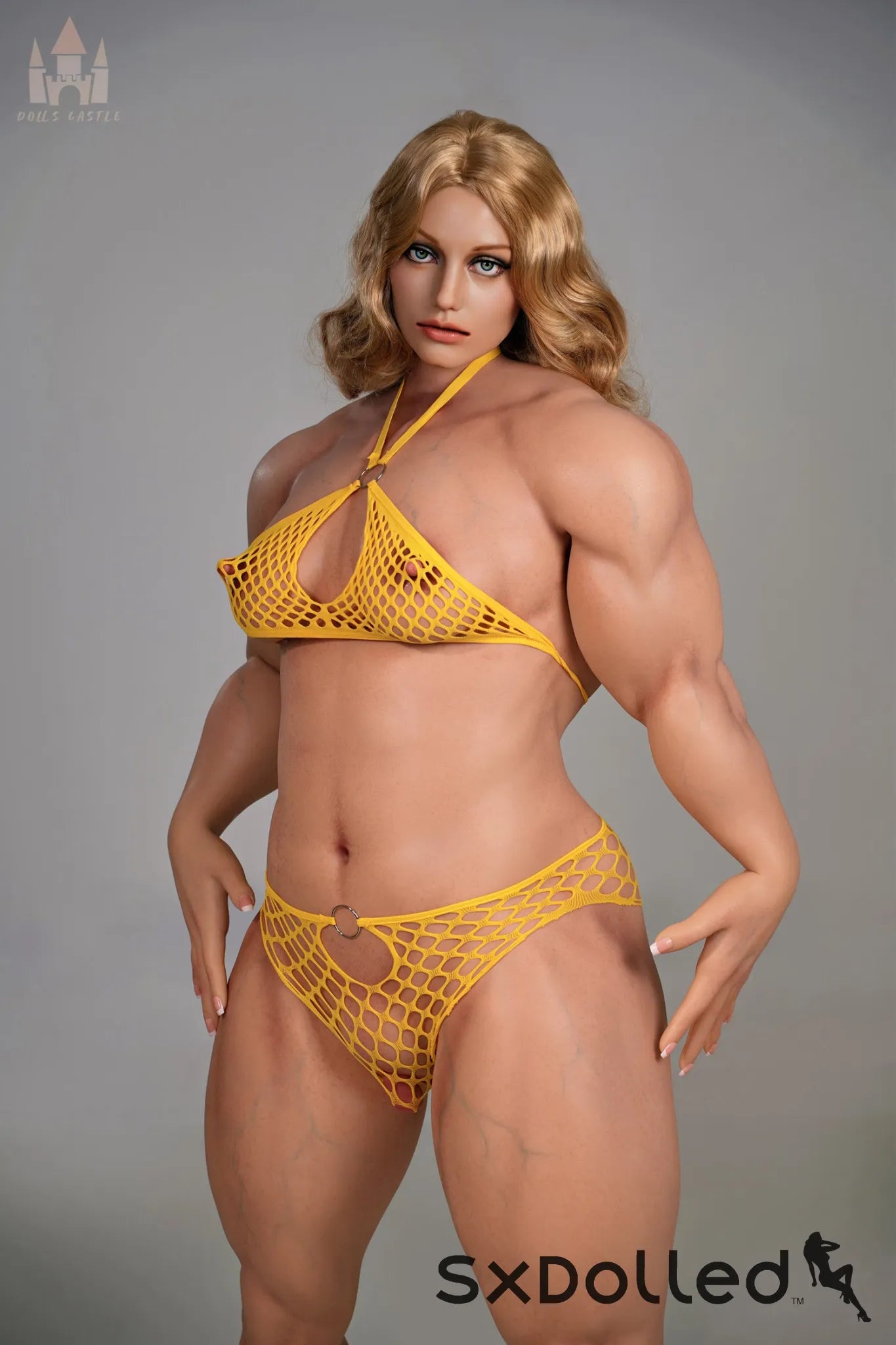 Stella A (B Cup) (160cm) | Muscle Mommy Sex Doll | Dolls Castle B Cup / 160cm / Blonde Sex Doll