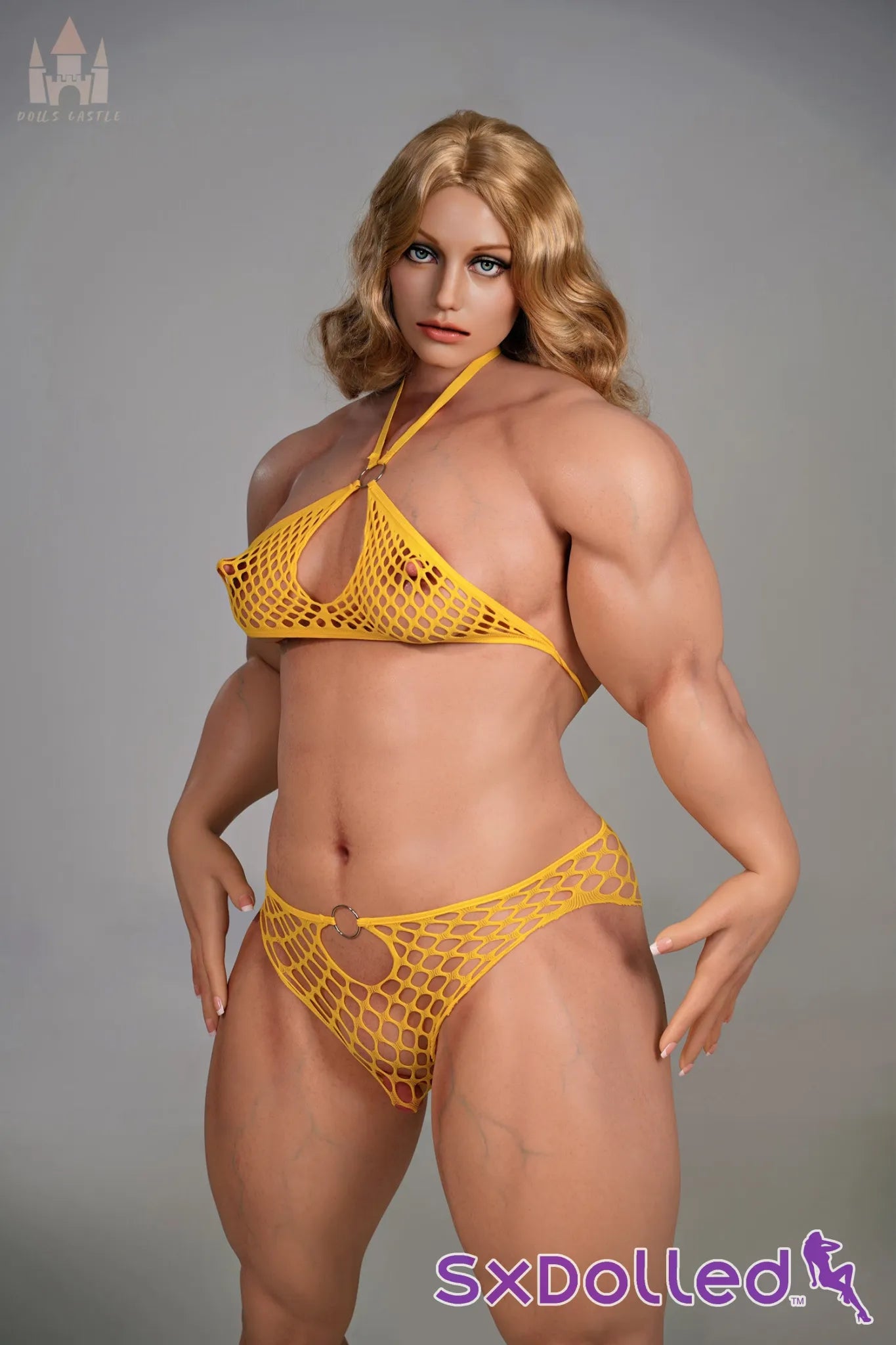 Stella A (B Cup) (160cm) | Muscle Mommy Sex Doll | Dolls Castle B Cup / 160cm / Blonde Sex Doll
