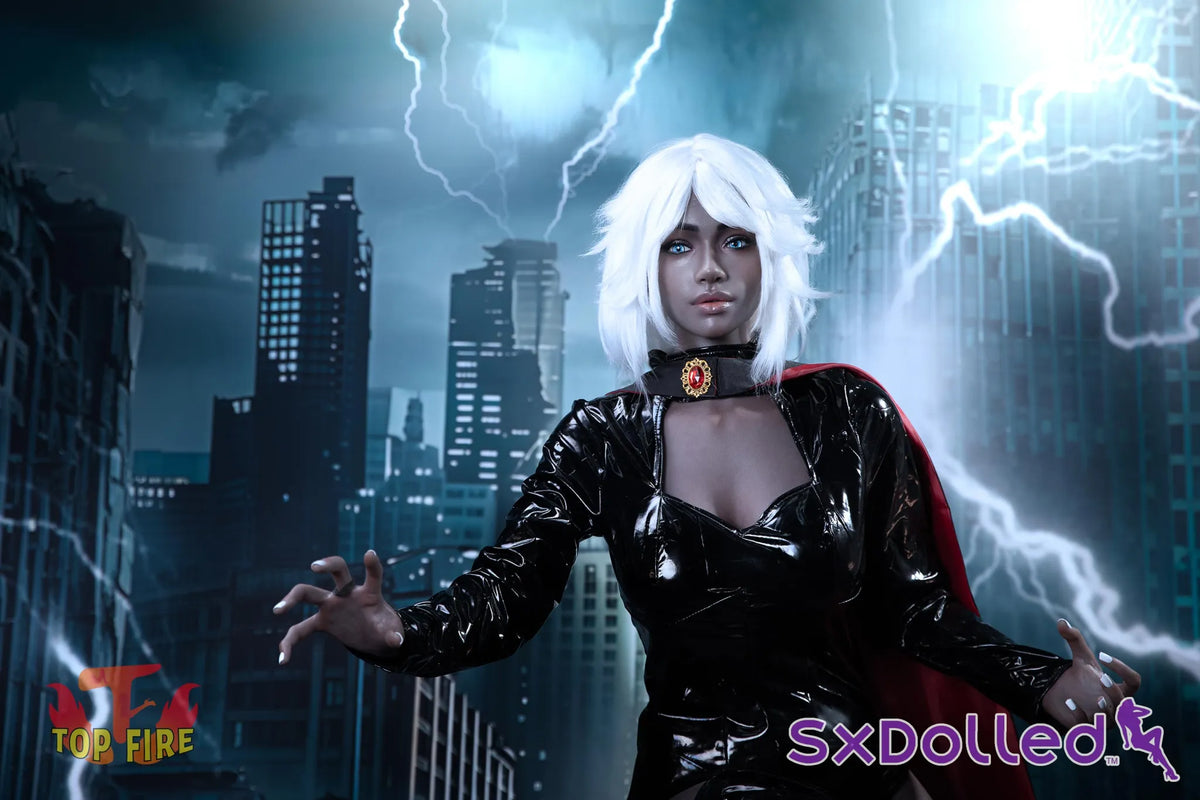 Storm A (E-Cup) (158cm) | White Haired Cosplay Sex Doll | Top Fire Doll - E-Cup / 158cm / White - Sex Doll