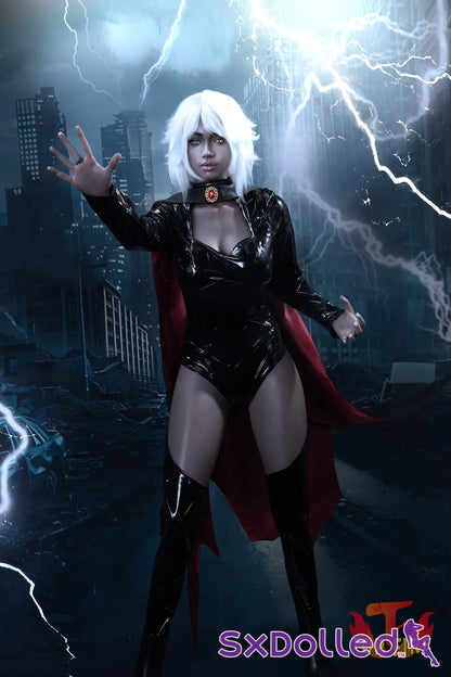 Storm A (E-Cup) (158cm) | White Haired Cosplay Sex Doll | Top Fire Doll - E-Cup / 158cm / White - Sex Doll