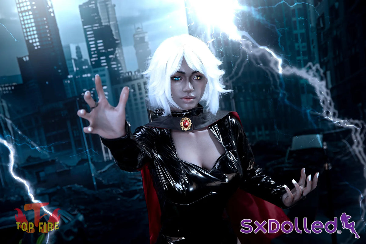 Storm A (E-Cup) (158cm) | White Haired Cosplay Sex Doll | Top Fire Doll - E-Cup / 158cm / White - Sex Doll