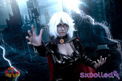 Storm A (E-Cup) (158cm) | White Haired Cosplay Sex Doll | Top Fire Doll - E-Cup / 158cm / White - Sex Doll