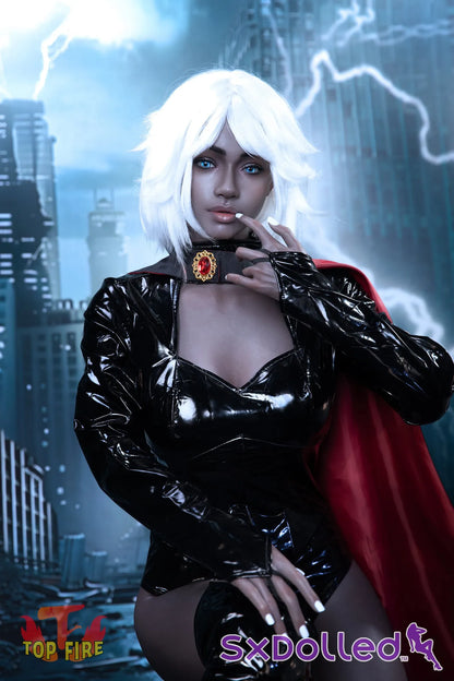 Storm A (E-Cup) (158cm) | White Haired Cosplay Sex Doll | Top Fire Doll - E-Cup / 158cm / White - Sex Doll