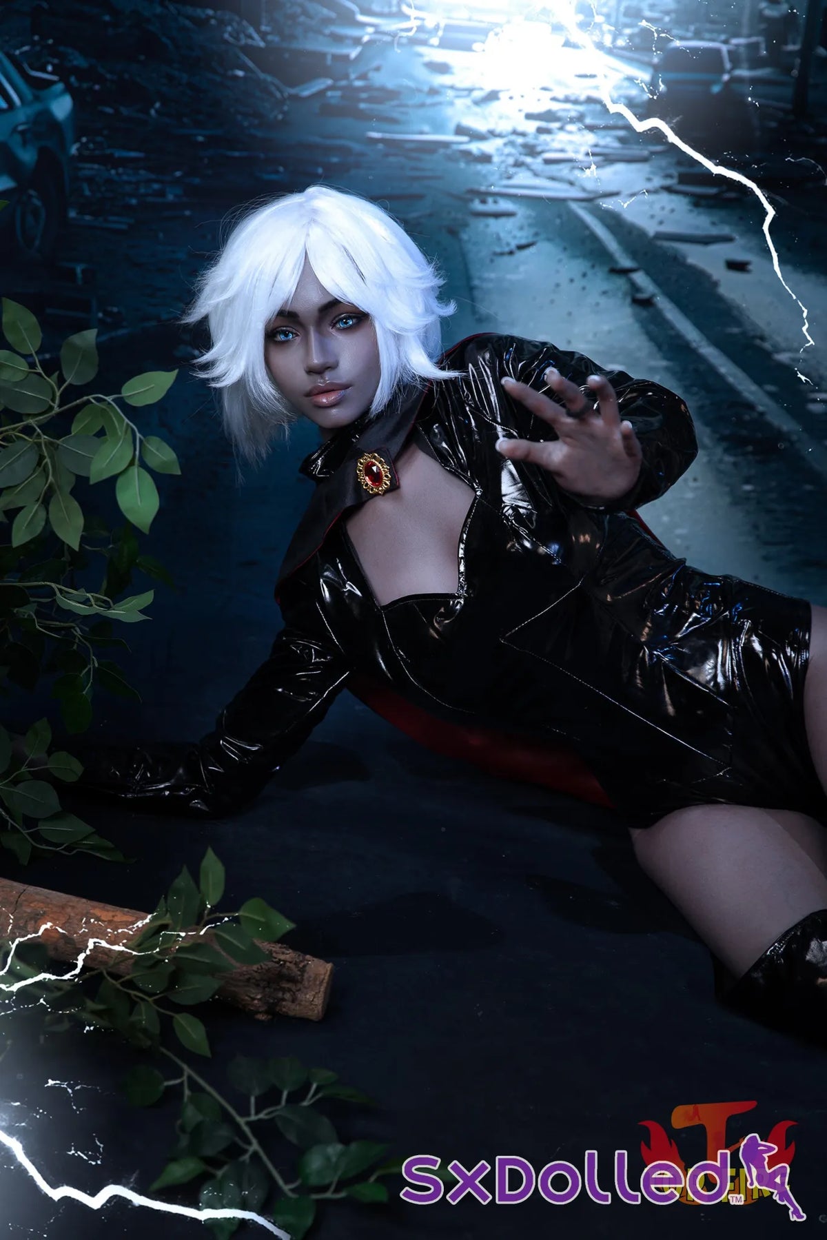 Storm A (E-Cup) (158cm) | White Haired Cosplay Sex Doll | Top Fire Doll - E-Cup / 158cm / White - Sex Doll