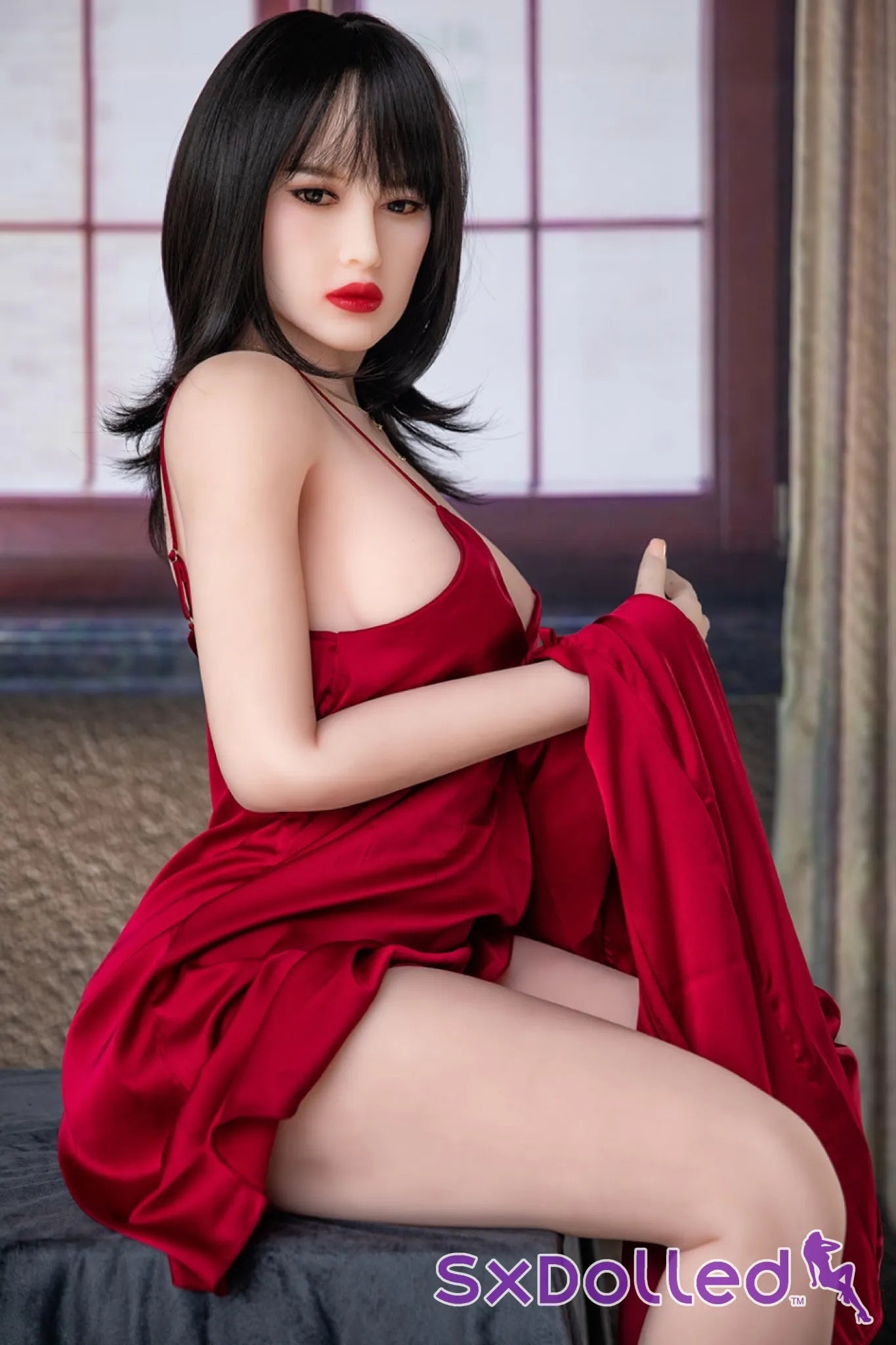 Sue B (C-Cup) (168cm) | Mature Asian MILF Sex Doll | HR Doll - C-Cup / 168cm / Black - Sex Doll