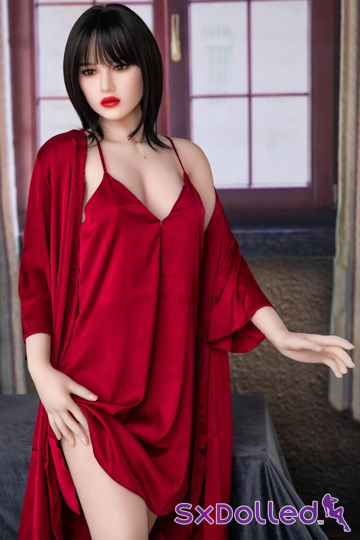 Sue B (C-Cup) (168cm) | Mature Asian MILF Sex Doll | HR Doll - C-Cup / 168cm / Black - Sex Doll