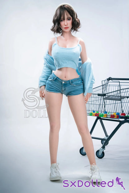 Sylvia.A (C Cup) (161cm) | Short Brunette Hair Sex Doll | SE Doll C Cup / 161cm / Brunette Sex Doll