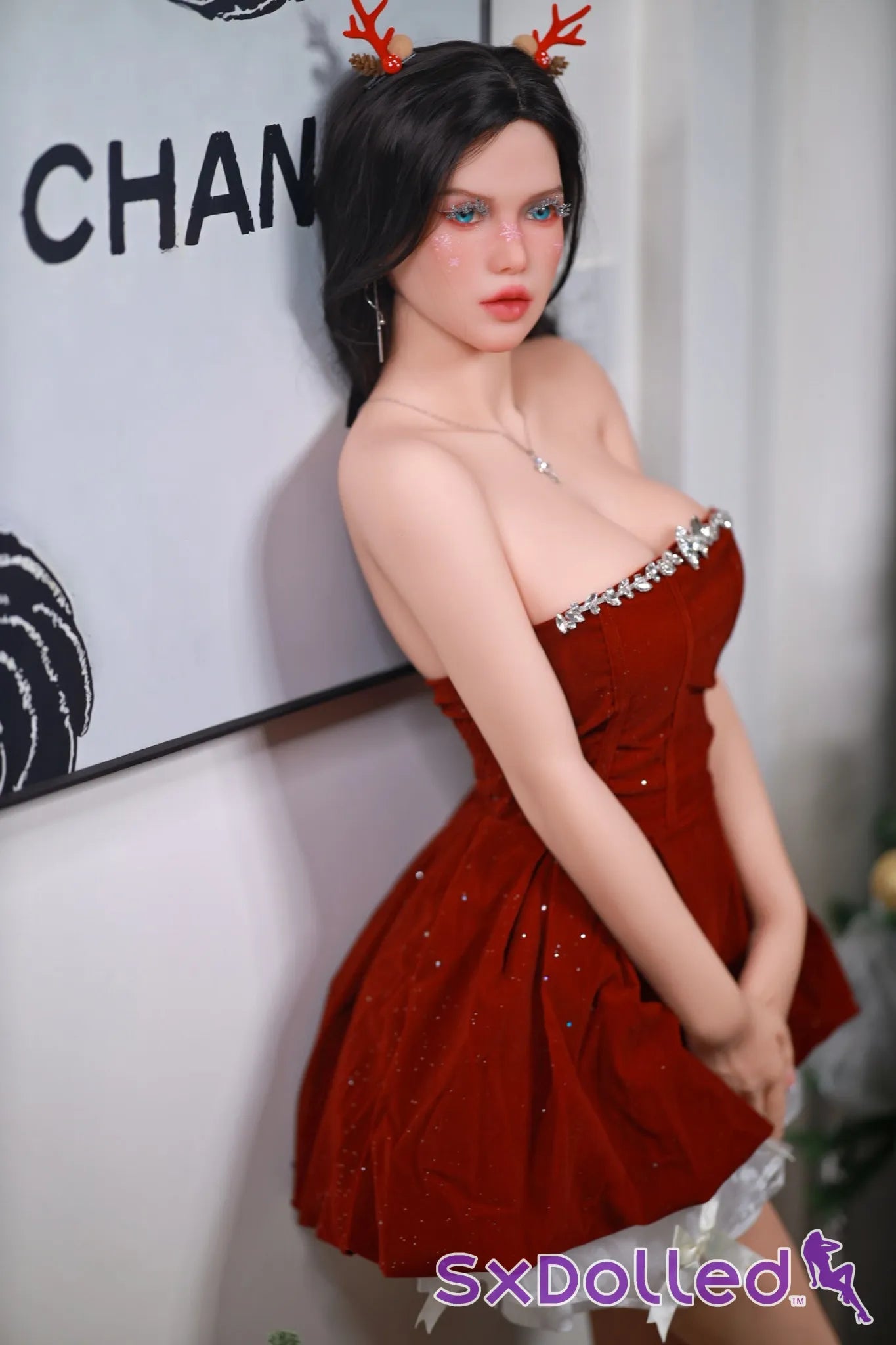 Tabitha A (C-Cup) (166cm) | Christmas Edition Sex Doll | Fire Doll C-Cup / 166cm / Black Sex Doll