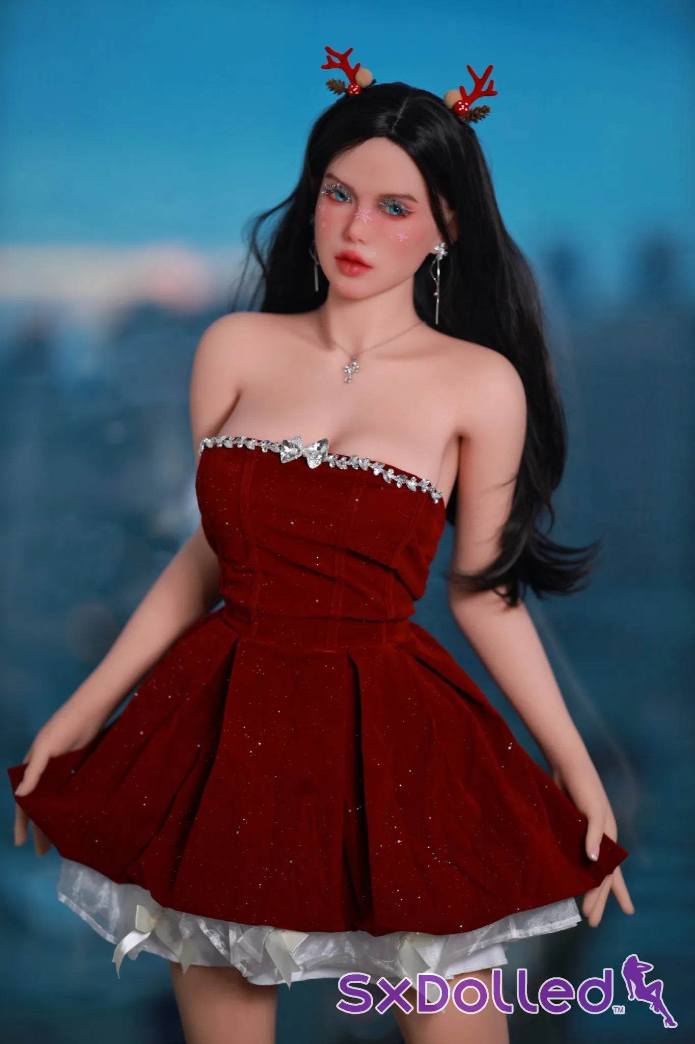 Tabitha A (C-Cup) (166cm) | Christmas Edition Sex Doll | Fire Doll C-Cup / 166cm / Black Sex Doll