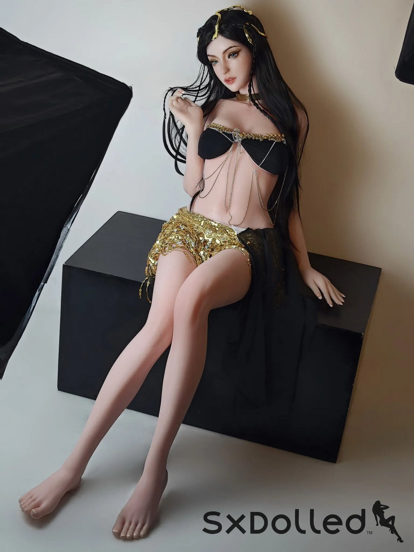 Takigawa (D-Cup) (150cm) | Sex Doll D-Cup / 150cm / Black Sex Doll