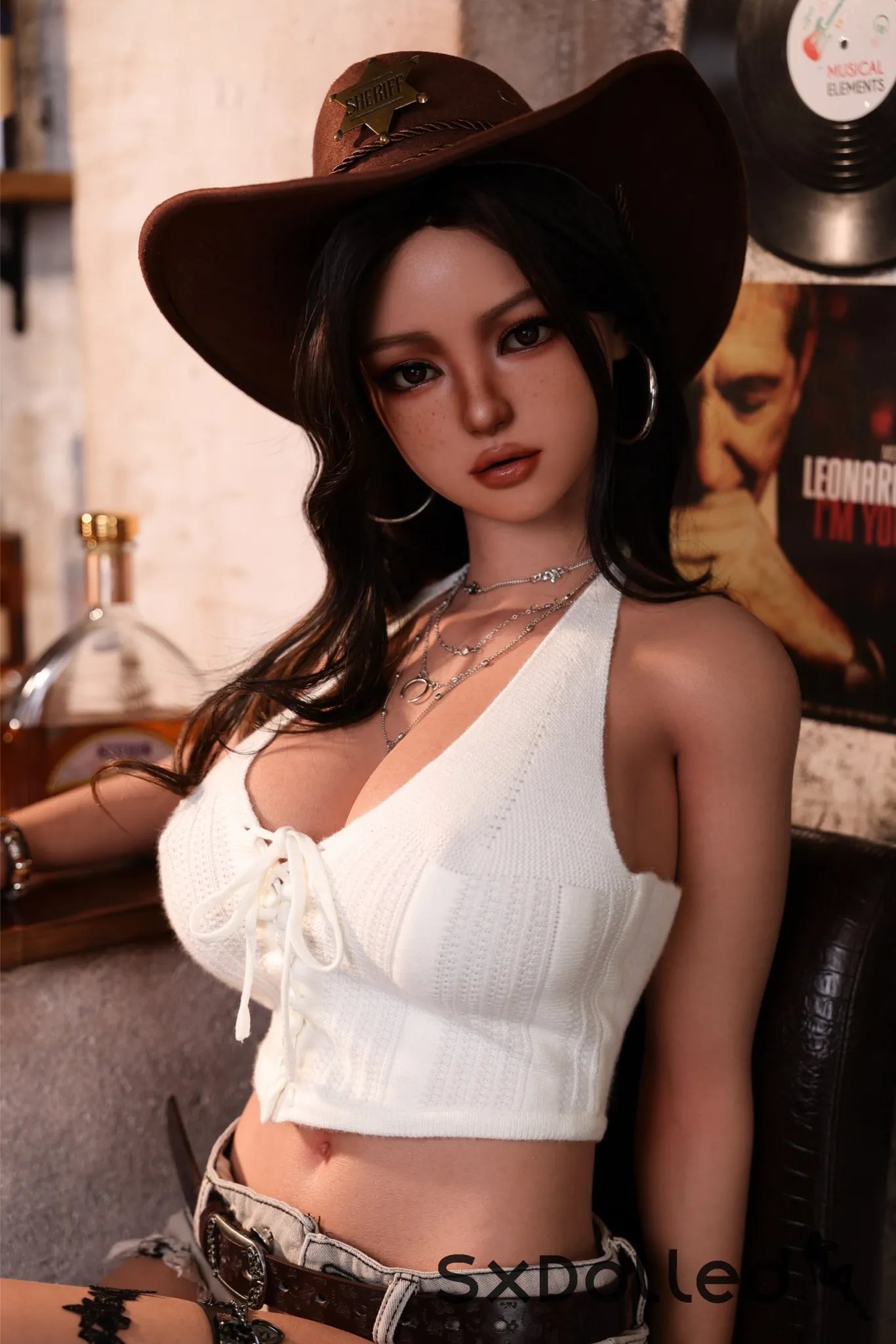 Tania (E-Cup) (157cm) | Cute Latina Cowgirl Sex Doll | Avant Doll E-Cup / 157cm / Brunette Sex Doll
