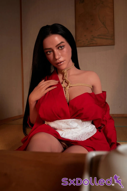 Tasha A (E-Cup) (154cm) | Submissive Latina Sex Doll | Climax Doll E-Cup / 154cm / Black Sex Doll