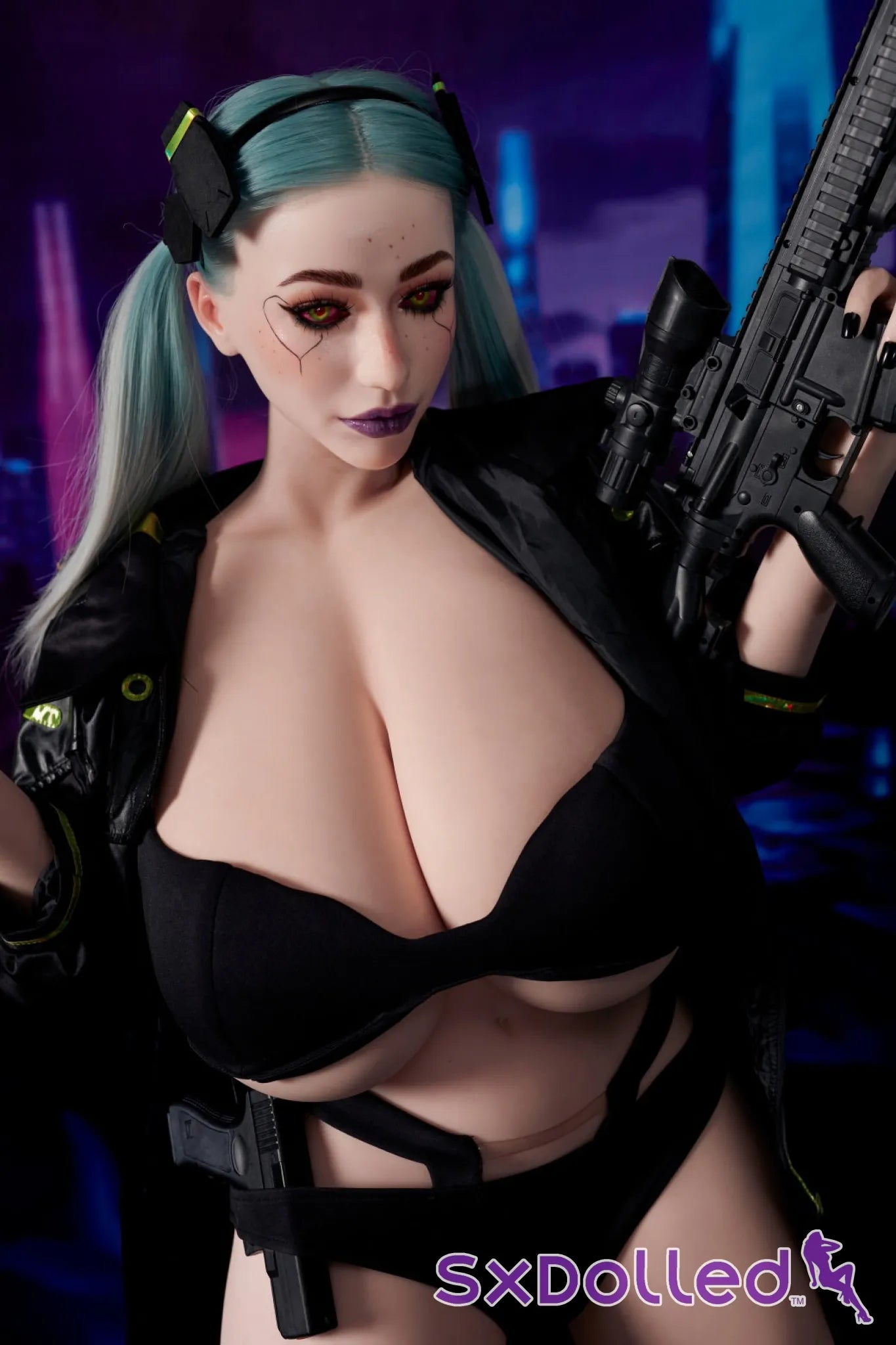 Tasha B (I-Cup) (161cm) | Halloween Edition Sex Doll | Climax Doll I-Cup / 161cm / Blue Sex Doll
