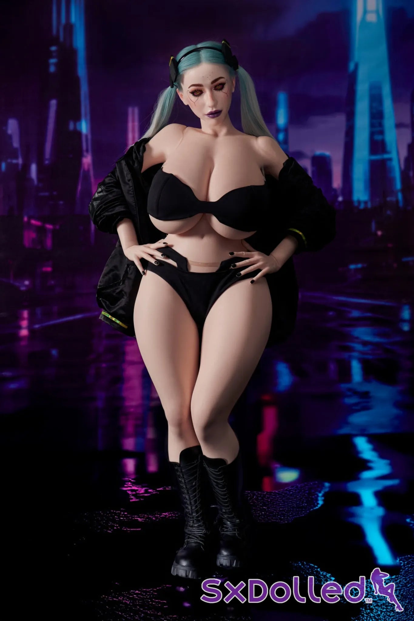Tasha B (I-Cup) (161cm) | Halloween Edition Sex Doll | Climax Doll I-Cup / 161cm / Blue Sex Doll