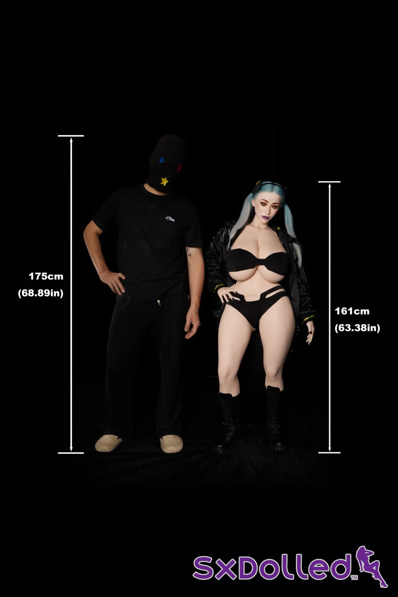 Tasha B (I-Cup) (161cm) | Halloween Edition Sex Doll | Climax Doll I-Cup / 161cm / Blue Sex Doll