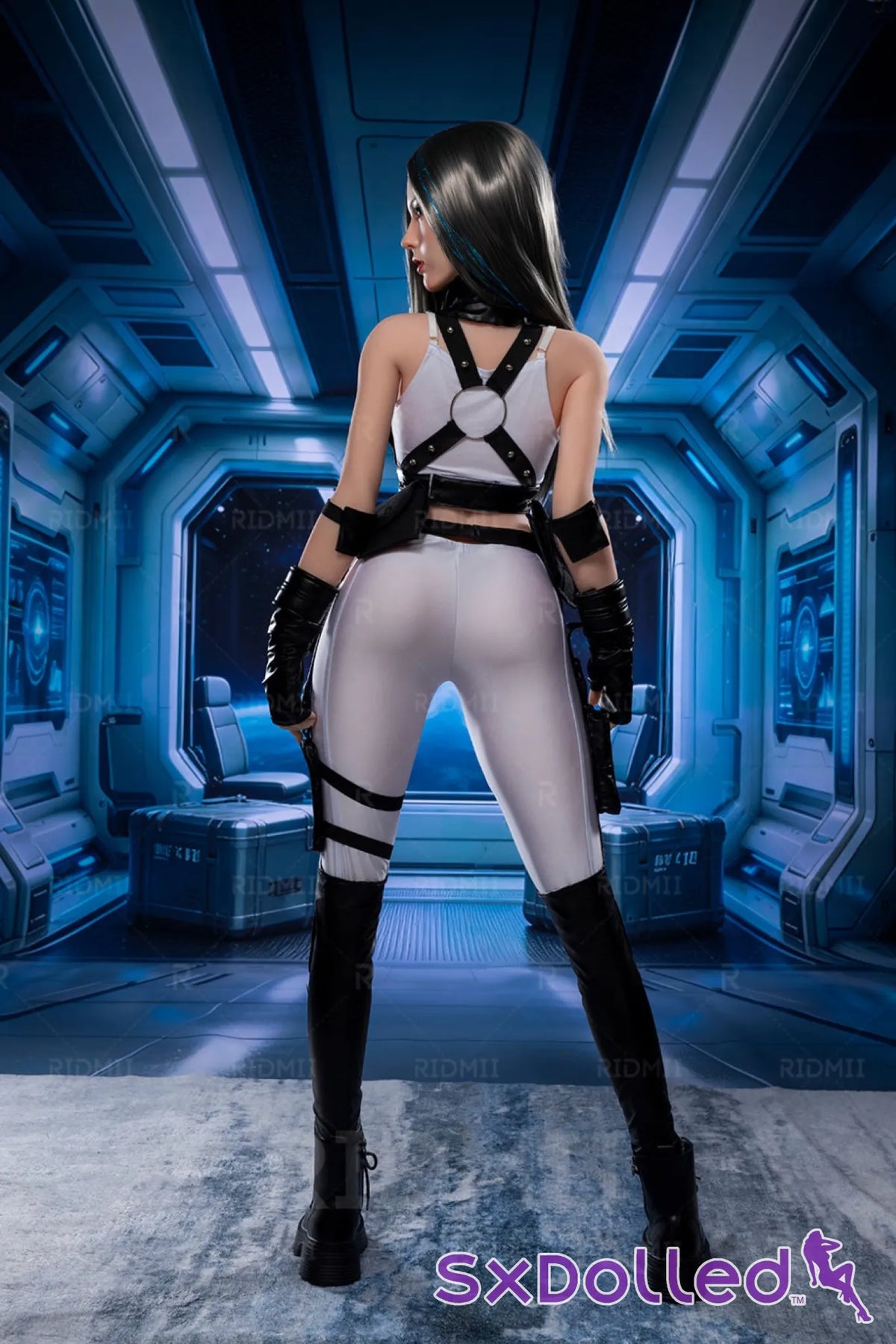 Tenar A (H-Cup) (163cm) | Futuristic Gamer Girl Sex Doll | Ridmii - H-Cup / 163cm / Black - Sex Doll