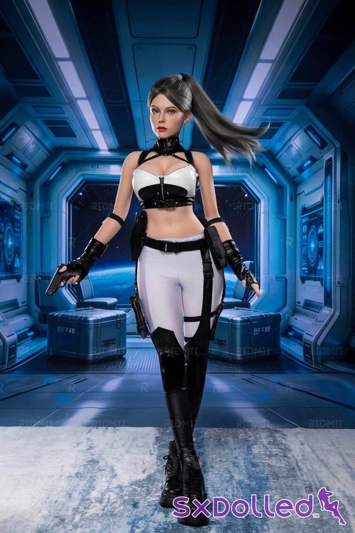Tenar A (H-Cup) (163cm) | Futuristic Gamer Girl Sex Doll | Ridmii - H-Cup / 163cm / Black - Sex Doll