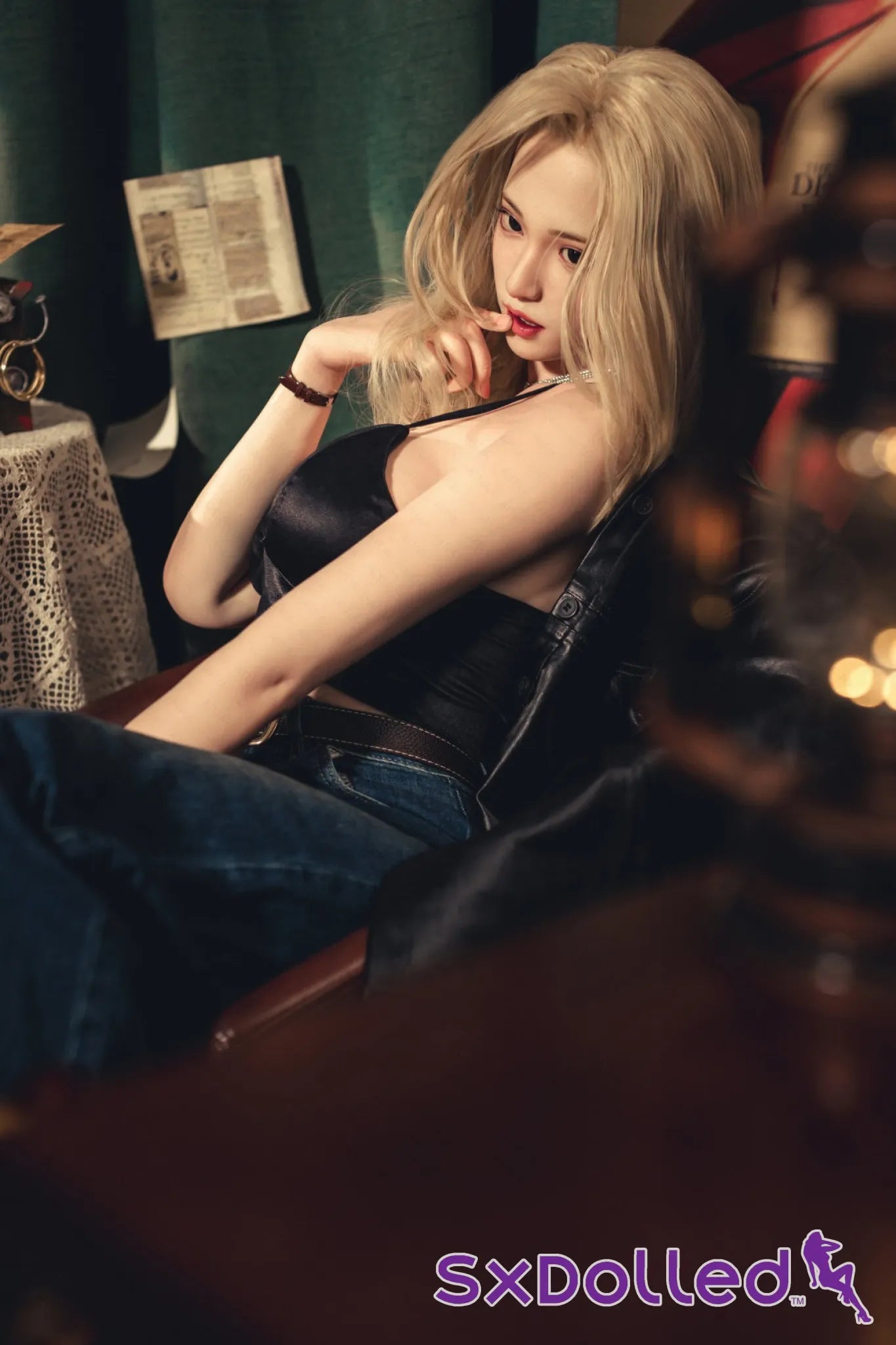 Teruko (E-Cup) (162cm) | Pear Blonde Japanese Sex Doll | AITIA E-Cup / 162cm / Blonde Sex Doll