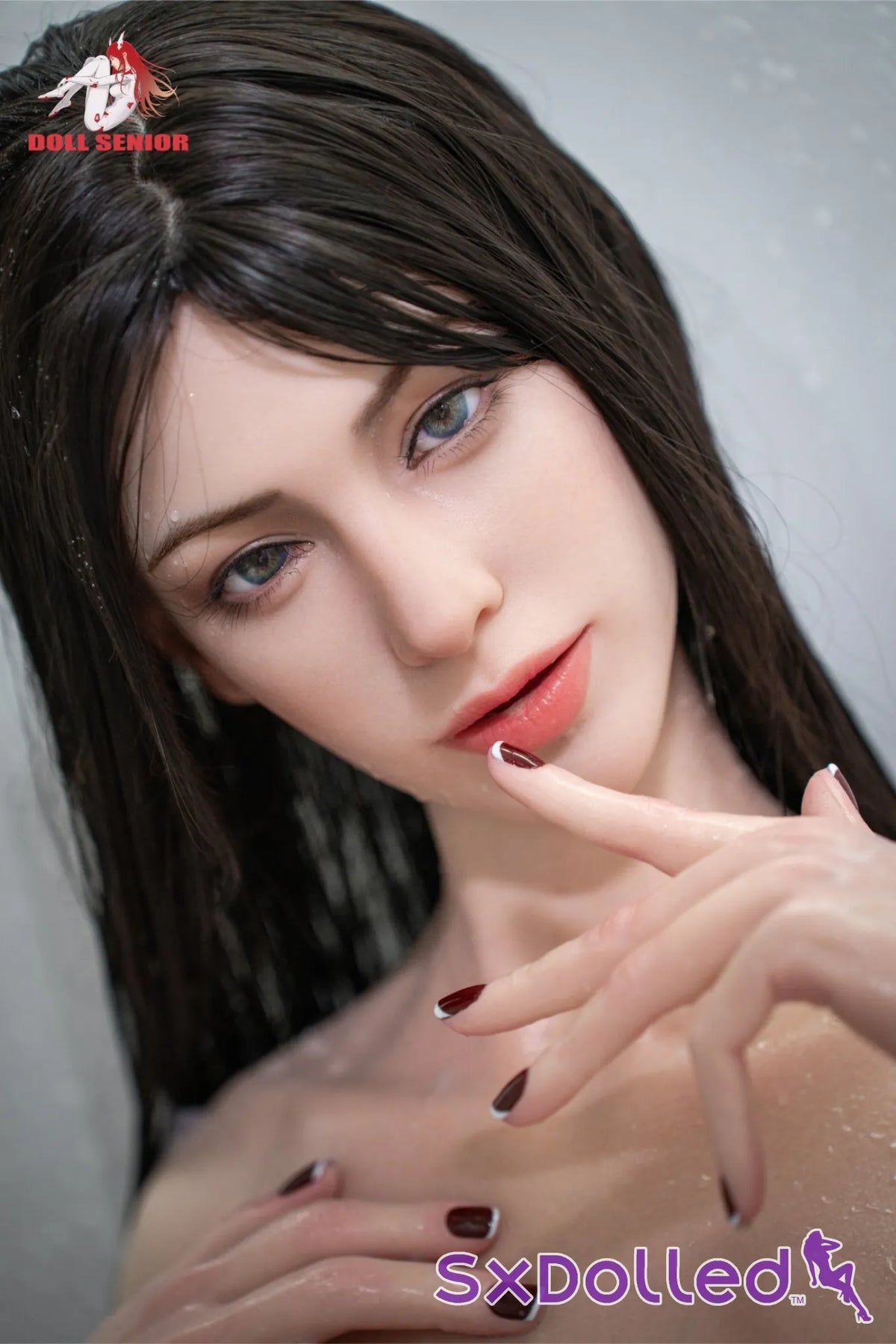 Thalia B (G-Cup) (170cm) |Sultry Vintage Aristocrat Sex Doll | Doll Senior - G-Cup / 170cm / Black - Sex Doll