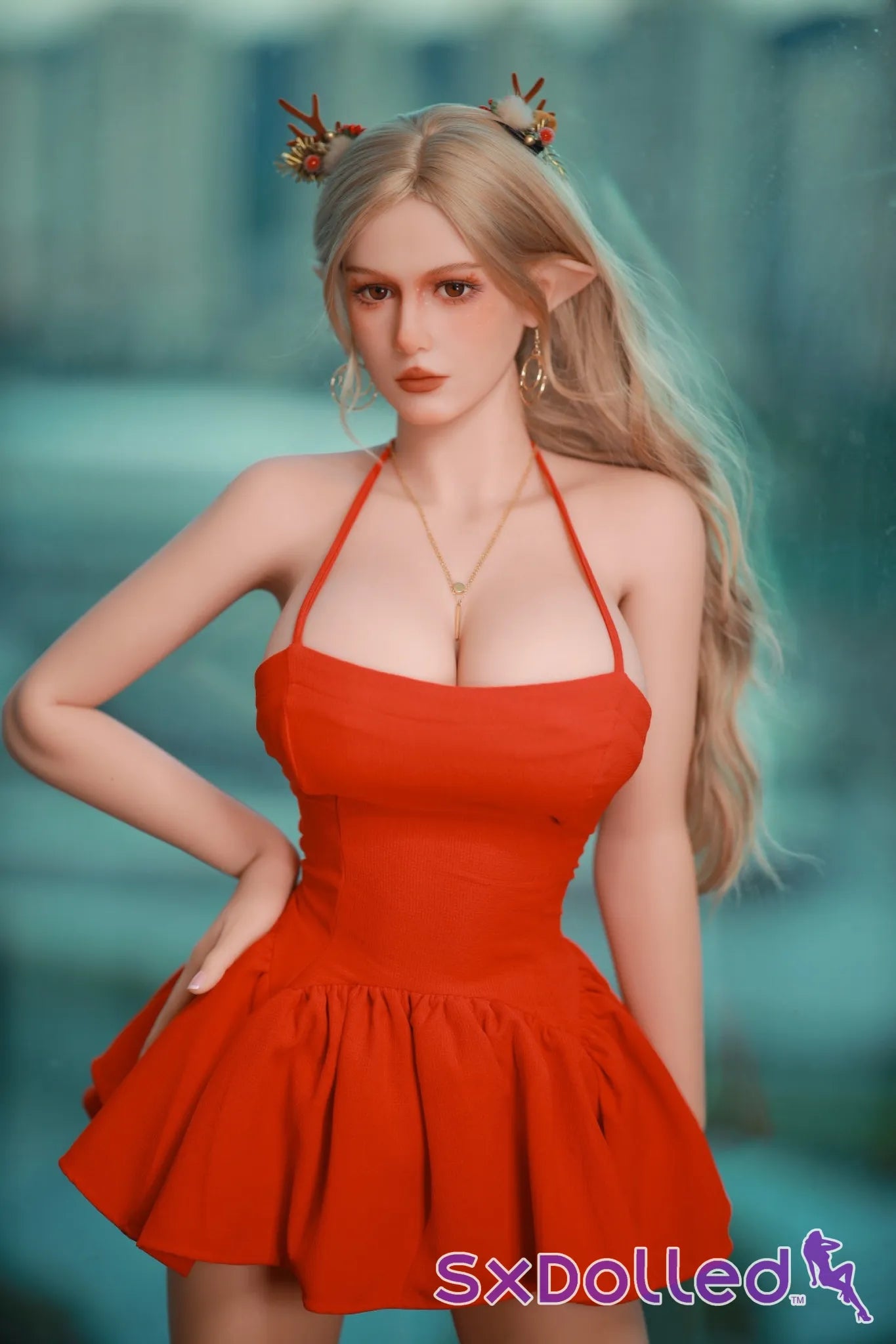 Tiana A (E-Cup) (166cm) | TPE Busty Blonde Sex Doll | Fire Doll E-Cup / 166cm / Blonde Sex Doll