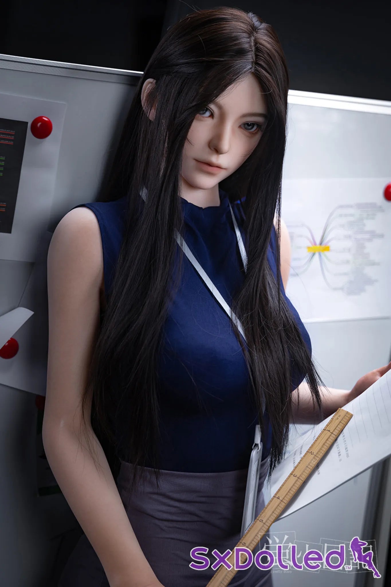 Tiancheng (D-Cup) (162cm) | Asian Professor Sex Doll | Firefly Diary - D-Cup / 162cm / Black - Sex Doll
