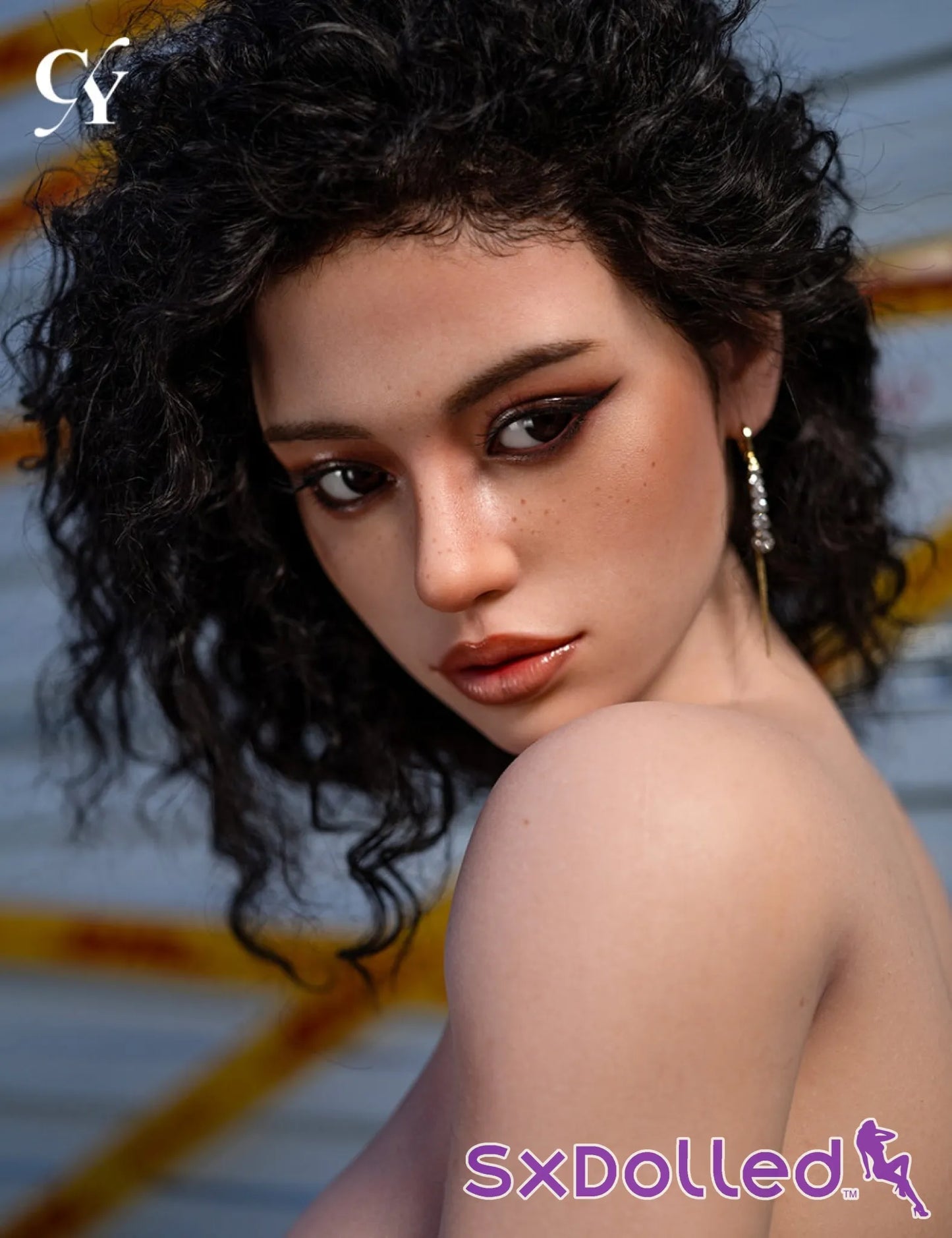 Tisane (F-Cup) (168cm) | Curly Black Hair Latina Sex Doll | Top CY Doll F-Cup / 168cm / Black Sex Doll