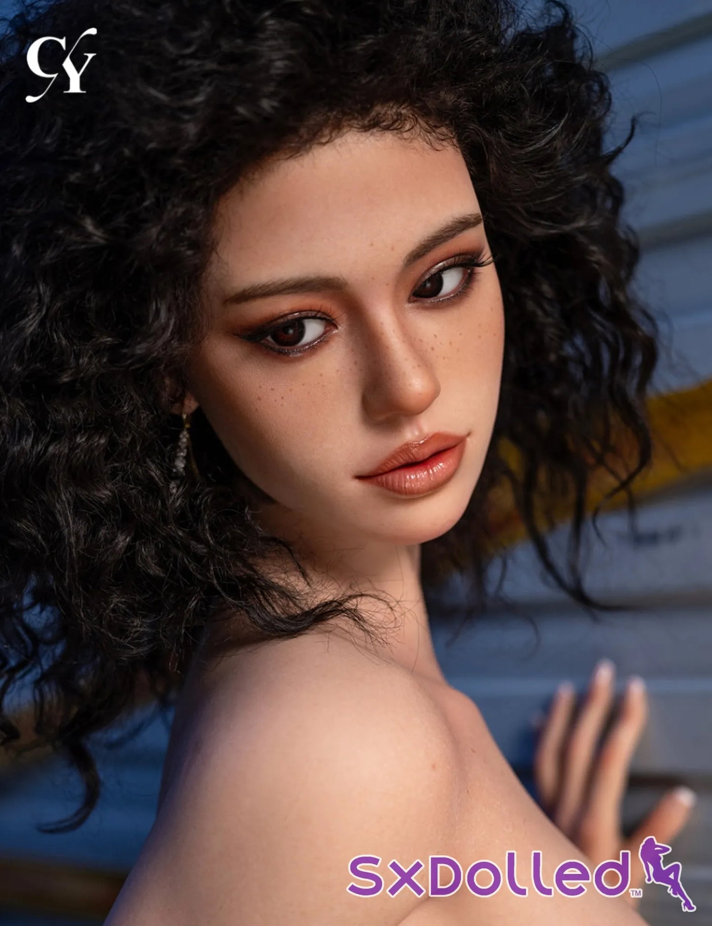 Tisane (F-Cup) (168cm) | Curly Black Hair Latina Sex Doll | Top CY Doll F-Cup / 168cm / Black Sex Doll