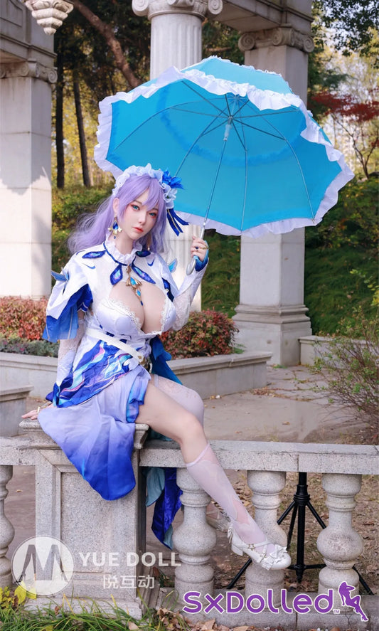 Tori C (L-Cup) (155cm) | Purple-Haired Cosplay Woman Sex Doll | Yue Doll - L-Cup / 155cm / Purple - Sex Doll