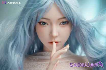 Tori E (I-Cup) (158cm) | Blue-Haired White Dress Sex Doll | Yue Doll - I-Cup / 158cm / Blue - Sex Doll