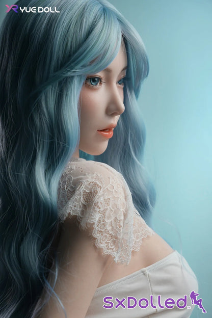 Tori E (I-Cup) (158cm) | Blue-Haired White Dress Sex Doll | Yue Doll - I-Cup / 158cm / Blue - Sex Doll