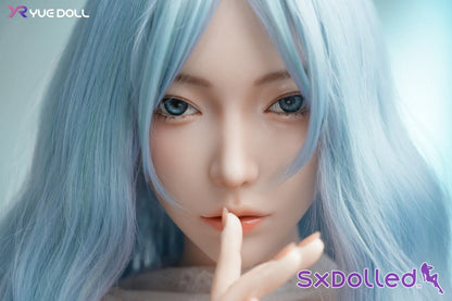 Tori E (I-Cup) (158cm) | Blue-Haired White Dress Sex Doll | Yue Doll - I-Cup / 158cm / Blue - Sex Doll