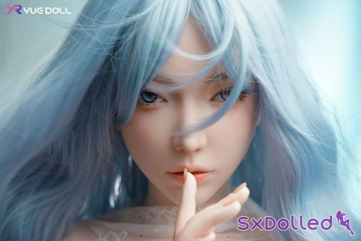 Tori E (I-Cup) (158cm) | Blue-Haired White Dress Sex Doll | Yue Doll - I-Cup / 158cm / Blue - Sex Doll