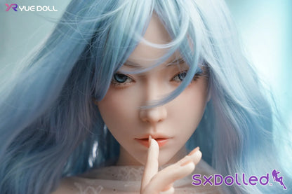 Tori E (I-Cup) (158cm) | Blue-Haired White Dress Sex Doll | Yue Doll - I-Cup / 158cm / Blue - Sex Doll